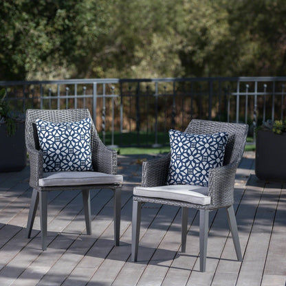 Viva Veranda Collection: The Hillhurst Grey Outdoor Club Chair Duo