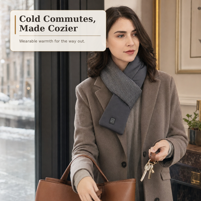 USB Heated Scarf with Optional Power Bank | Viva Elite