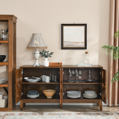 Viva Storage Series: 60.5” Mid-Century Modern Buffet Sideboard