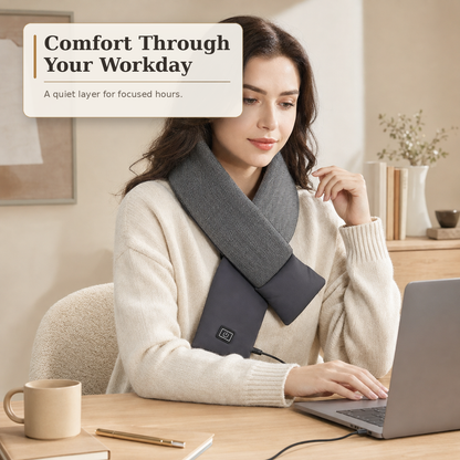 USB Heated Scarf with Optional Power Bank | Viva Elite