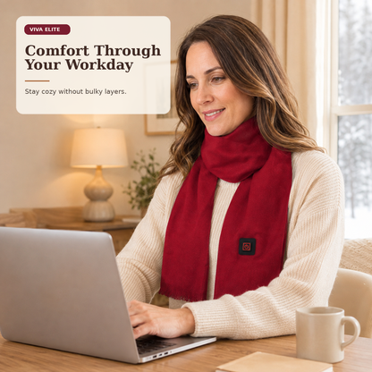 USB Heated Outdoor Scarf with 3 Heat Settings | Viva Elite