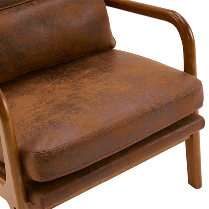 Viva Solano Oak-Armrest Lounge Chair