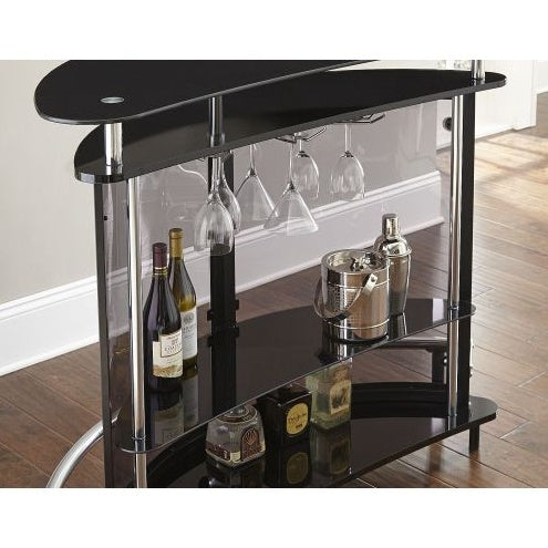 Ariana Noir Demilune Bar Server – Viva Luxe Collection