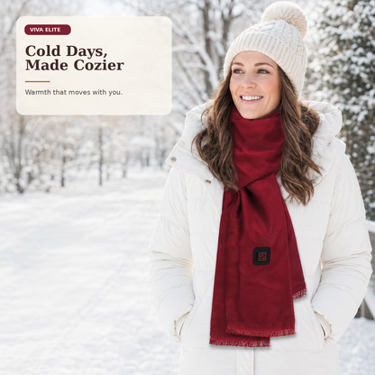 USB Heated Outdoor Scarf with 3 Heat Settings | Viva Elite