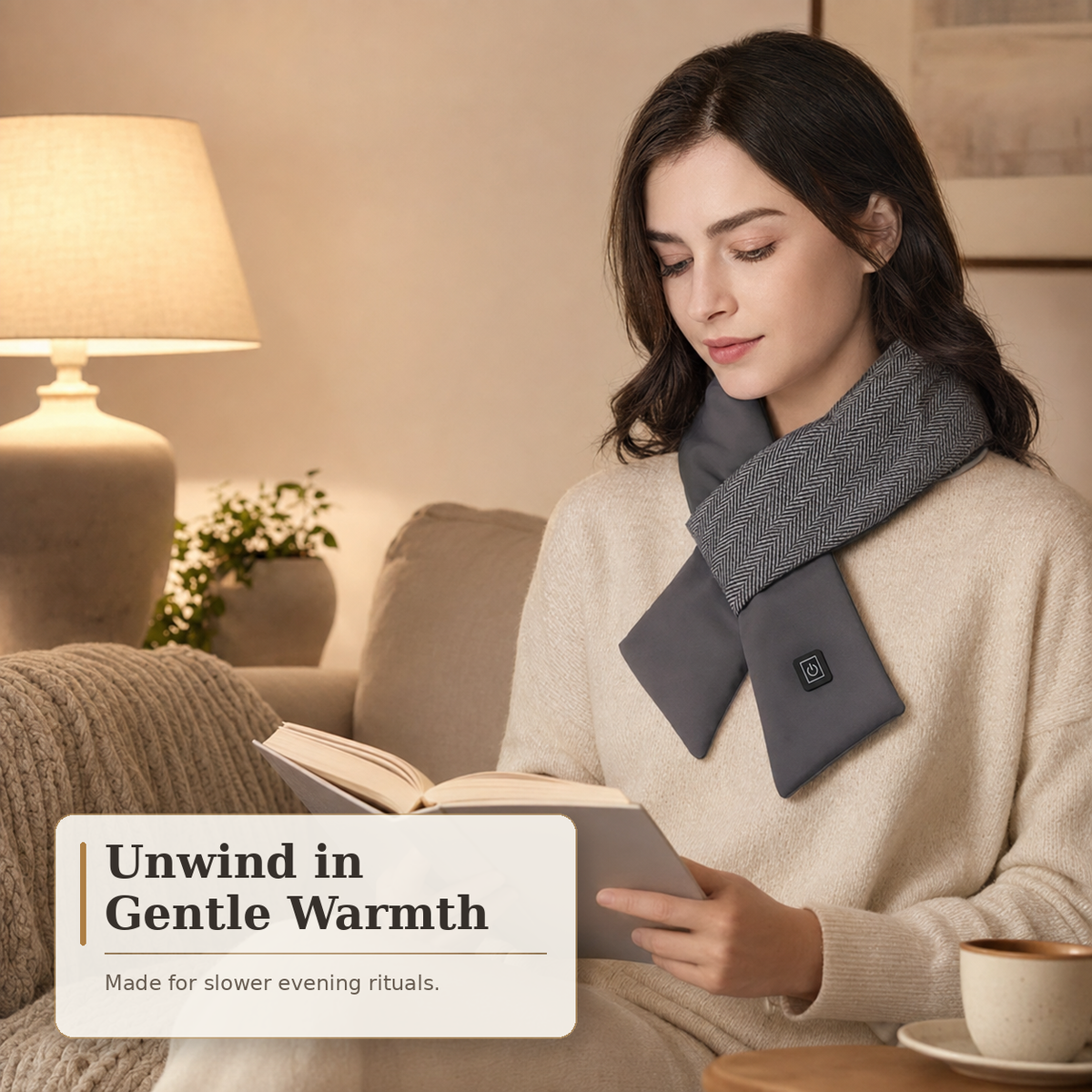 USB Heated Scarf with Optional Power Bank | Viva Elite