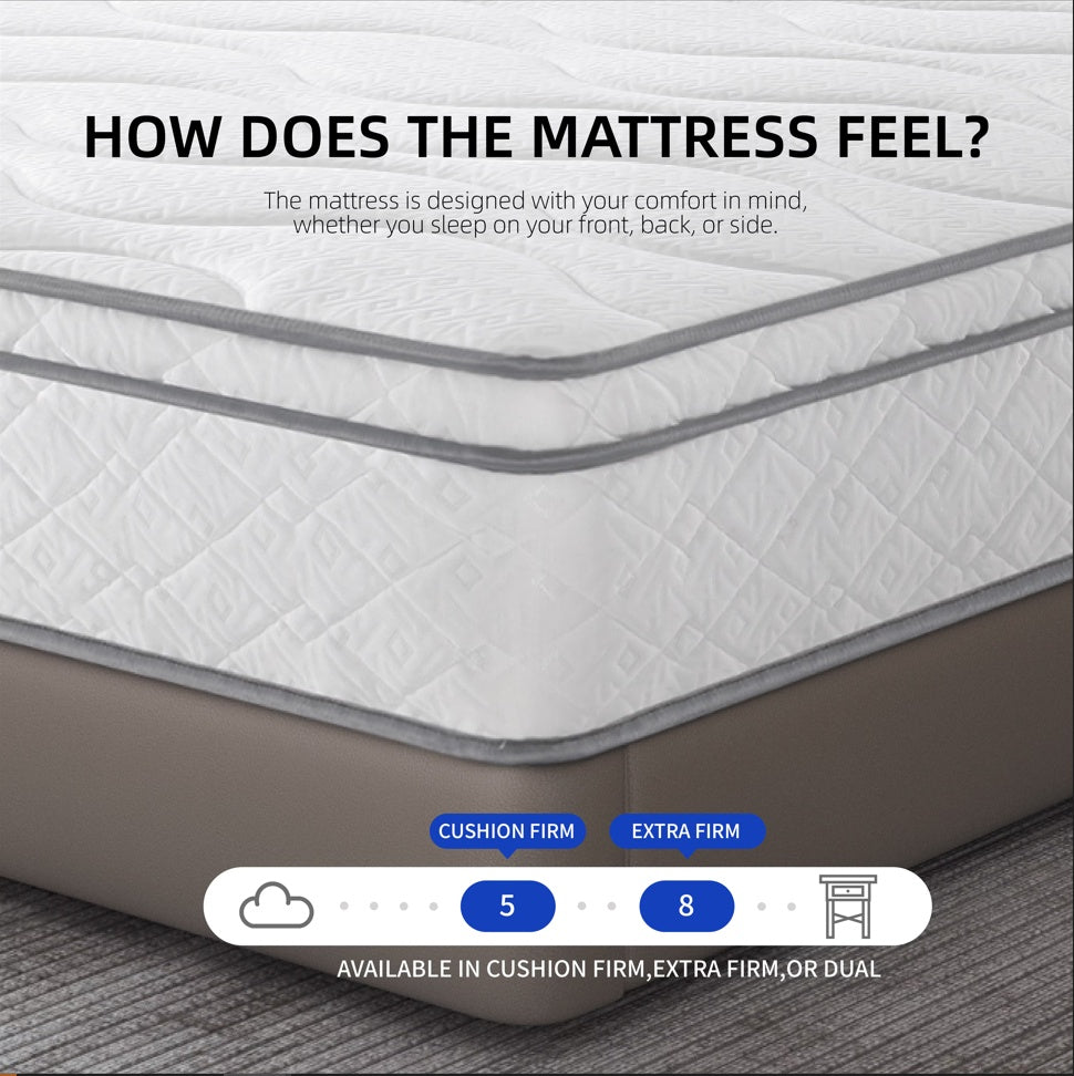 Viva Celeste 10″ Full-Size Hybrid Mattress in a Box