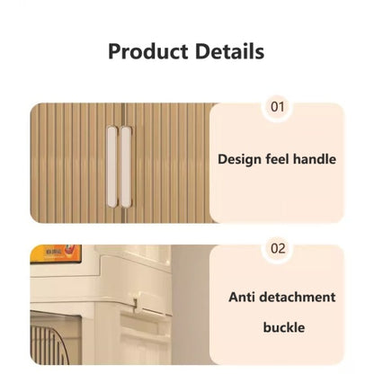 Viva Smart Living Collection: Collapsible Storage Bins Cabinet