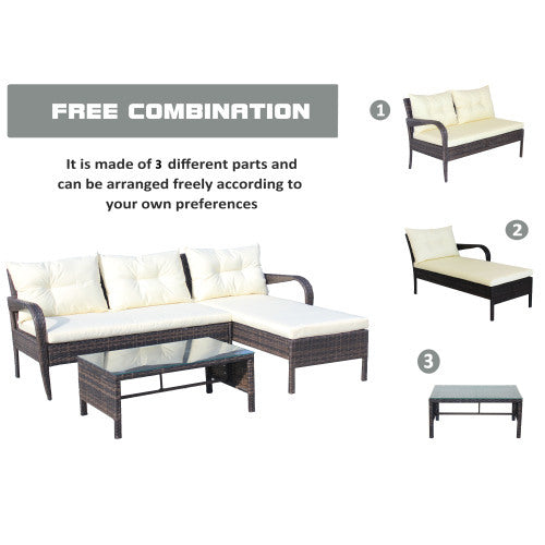 Viva Alfresco Living Collection: Capri 3-Piece Conversation Set