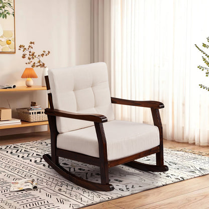 Cedar Cloud Rocking Chair with Detachable Cushion | Viva