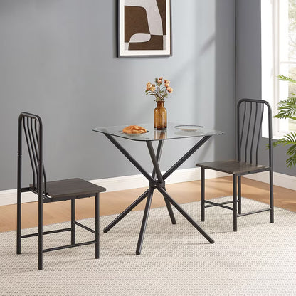 Viva Duo Glass Bistro Set