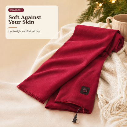 USB Heated Outdoor Scarf with 3 Heat Settings | Viva Elite