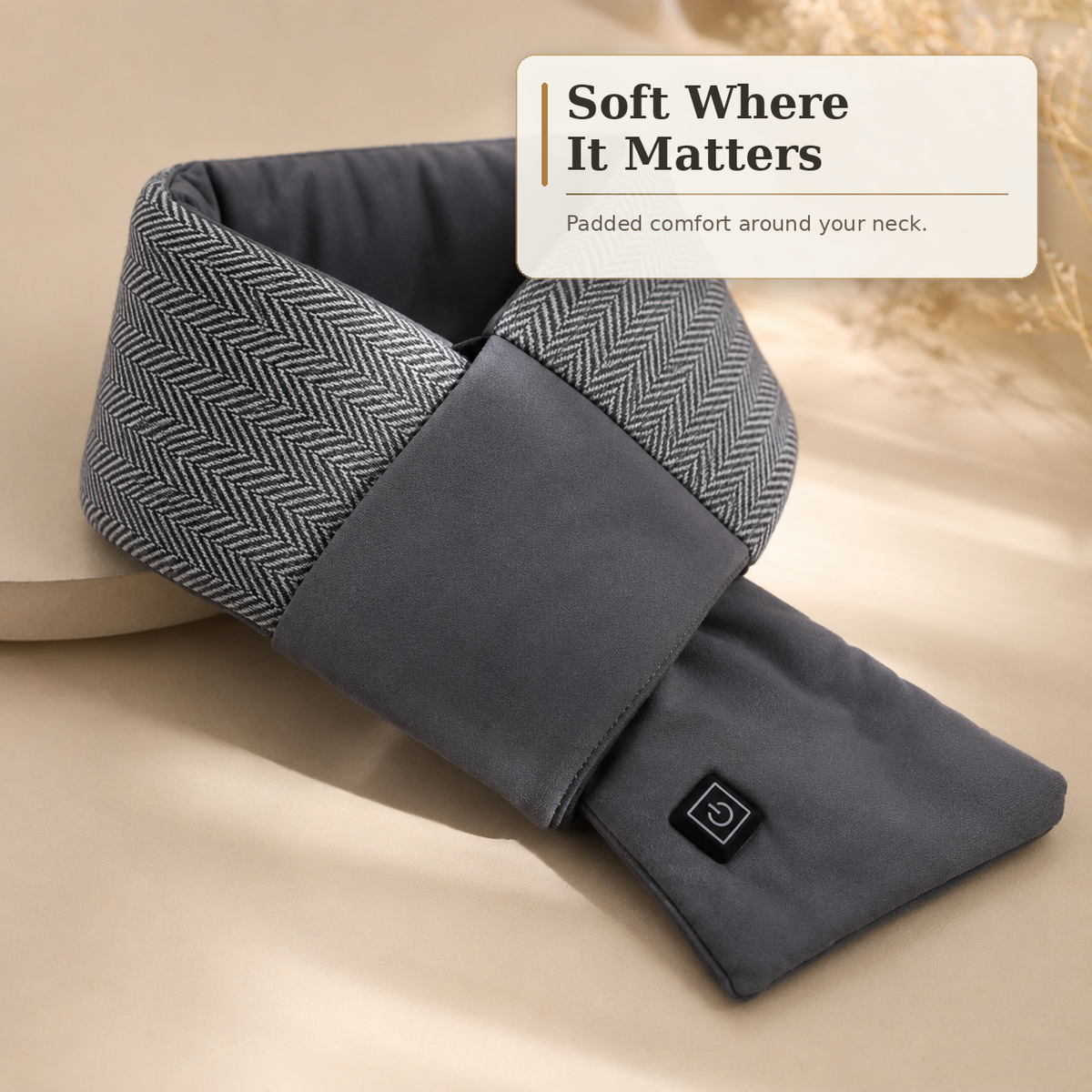 USB Heated Scarf with Optional Power Bank | Viva Elite