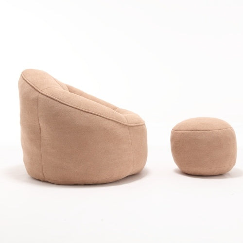 Viva Smart Living Collection: Memory Foam Bean Bag Chair & Ottoman
