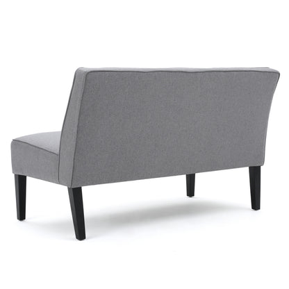 Gray Upholstered Loveseat | Viva Gris Deux