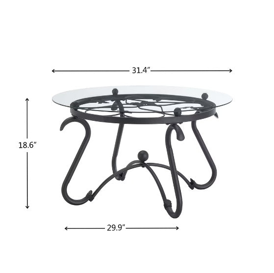 Viva Living Series – The 2-Piece Glass Table Set for Curated Simplicity
