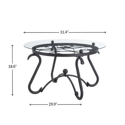 Viva Living Series – The 2-Piece Glass Table Set for Curated Simplicity