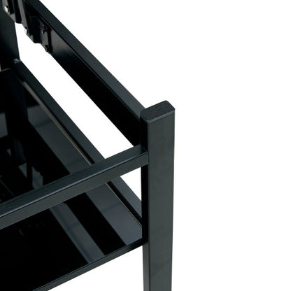 Viva Louvre Collection: The Noir Elevate Tempered Glass Coffee Table