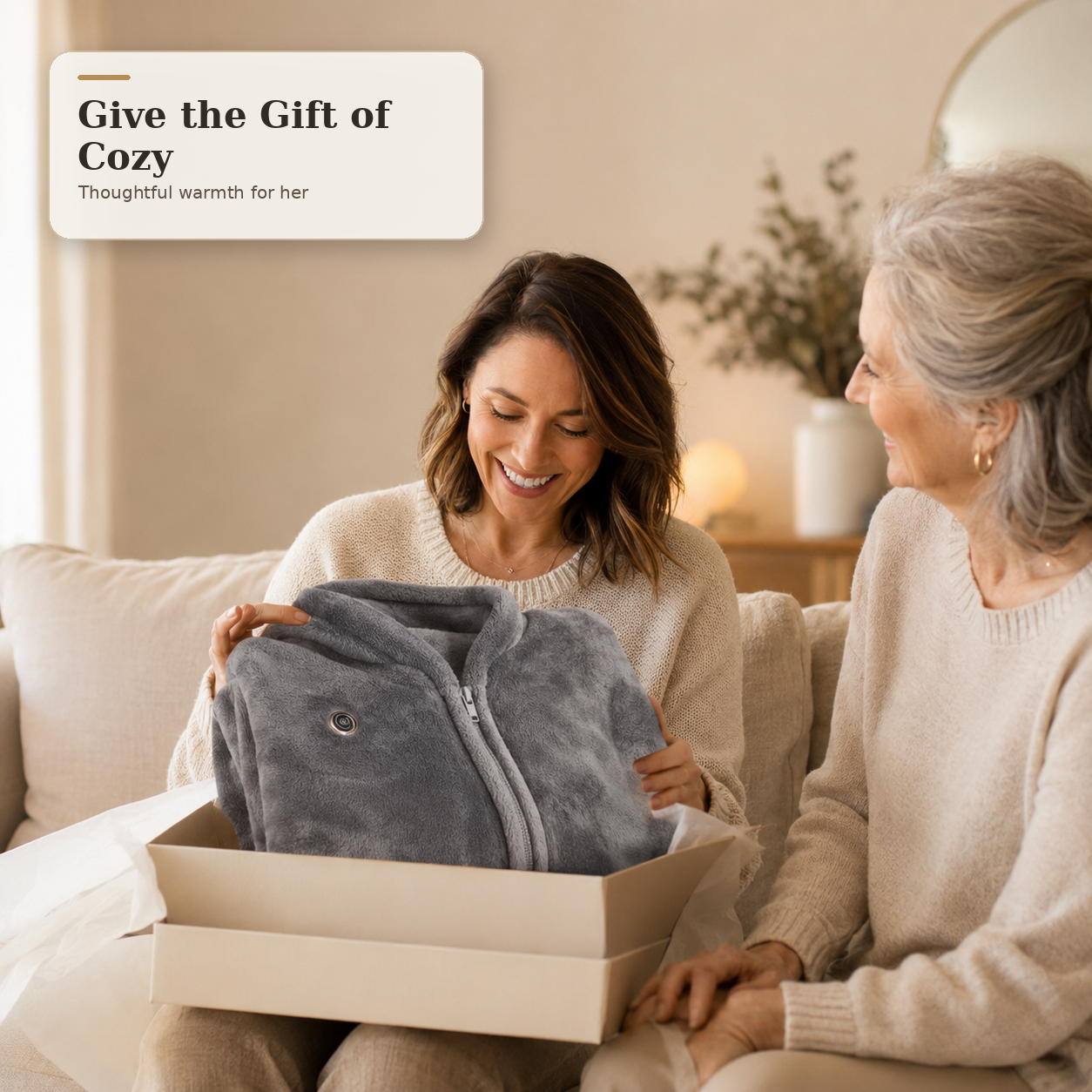 Viva Elite USB Heated Blanket – Heated Poncho Shawl Wrap with Zipper for Home & Office