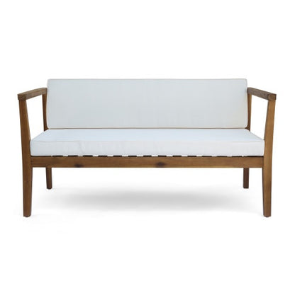 Beige 4-Seater Acacia Outdoor Chat Set | Viva Verona