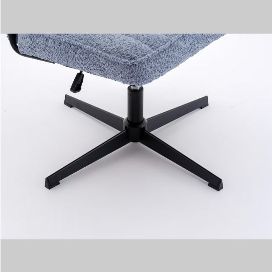 Viva Épure Armless Blue Desk Chair