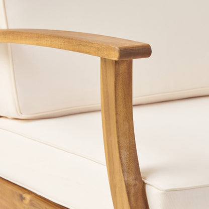 Cream Wooden Club Chair | Viva Clement