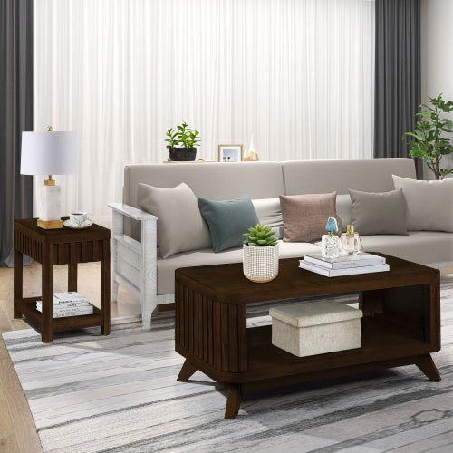 Viva Elite Rectangular Wooden Coffee Table – The Future of Natural Living Elegance