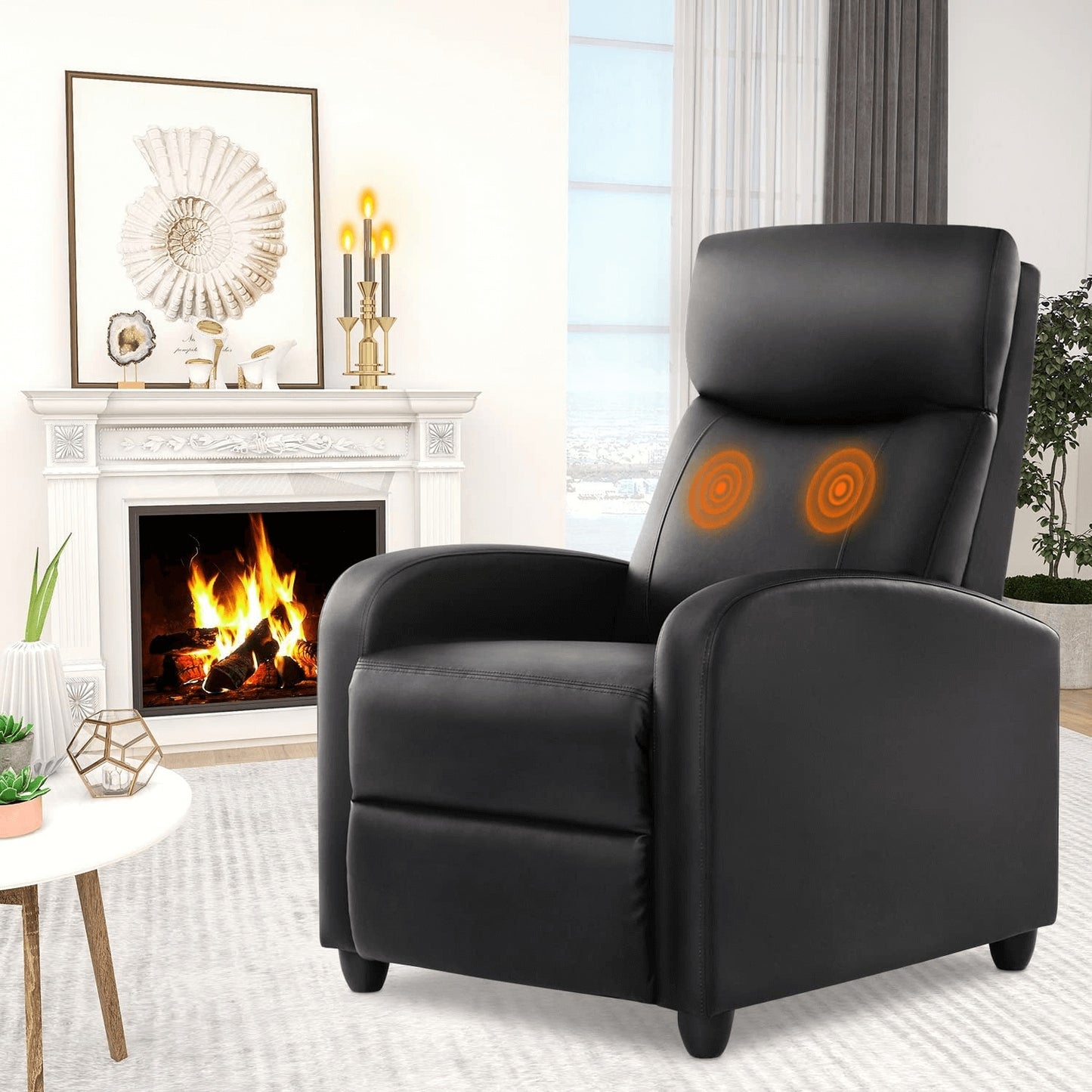 Viva Atelier Meridian Manual Reclining Massage Lounge Chair