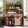 he Ultimate 65-Inch Cedar Garden Workbench with Storage - A Gardener’s Dream!