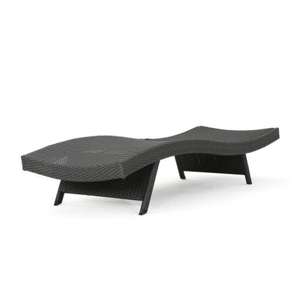 Salem Gray PE Wicker Chaise Lounges, Set of 2 | Viva