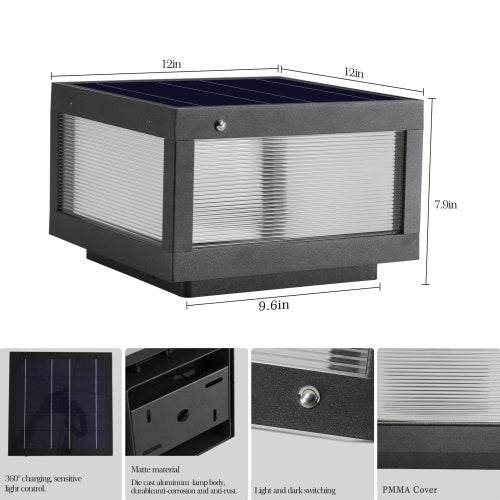 Solar Wall Light with Dimmable LEDs – Elevate Your Outdoor Lighting Experience