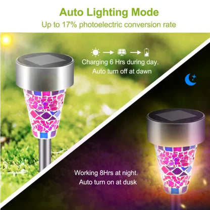 Solar Outdoor Landscape Lights - Courtyard Set (6-Pack)