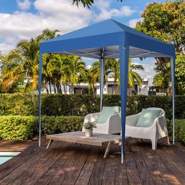 Viva Horizon Blue Non-Enclosed Folding Shed