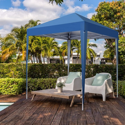 Viva Horizon Blue Non-Enclosed Folding Shed
