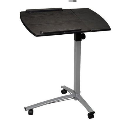 Black Gas-Lift Height-Adjustable Desk, 29.1–40.9 in | Viva Meridian