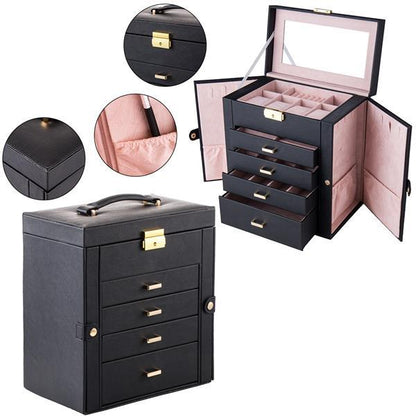 Viva Elite Quintessa Double-Opening 5-Layer Jewelry Chest – The Future of Layered Luxury