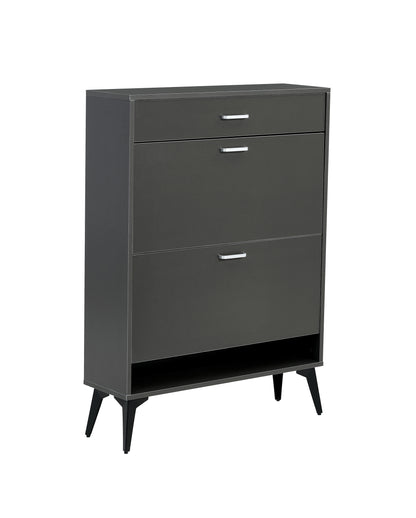 Shoe Cabinet , Shoe Storage Shelves, Grey