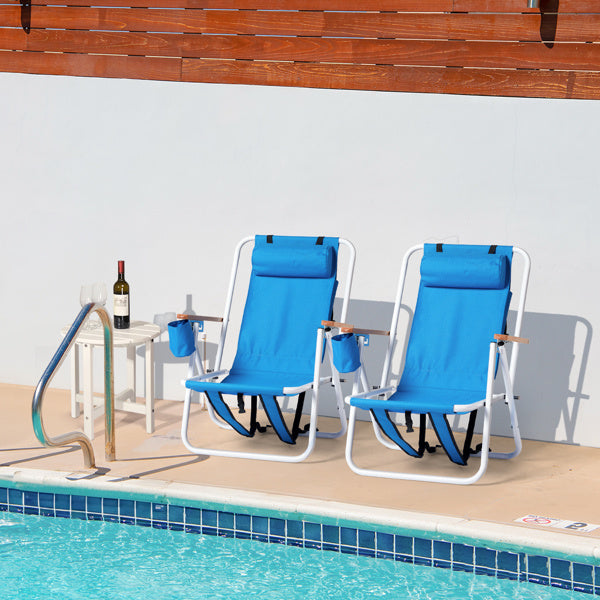Viva Coastal Collection: The Azure Folding Beach Chair