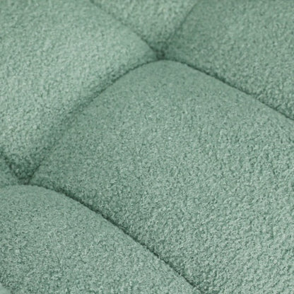 Light Green Teddy-Fabric Rocking Chair | Viva