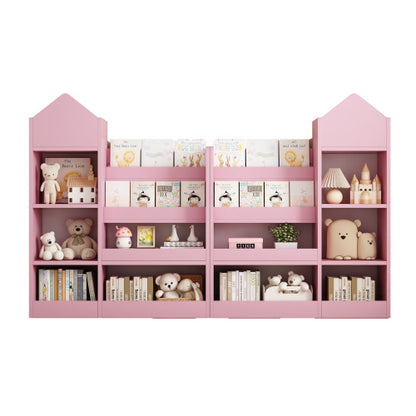 Viva Juni Collection: Viva Juni Leaning Wooden Storybook Shelf