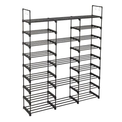 shoe and hat rack for small space living