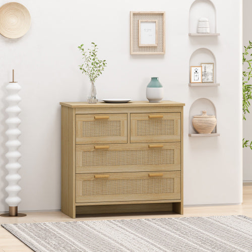 The Viva 4-Drawer Rattan Cabinet – Storage With Soul and Structure