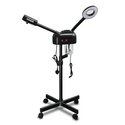 rolling stand and caster base on LED magnifying lamp