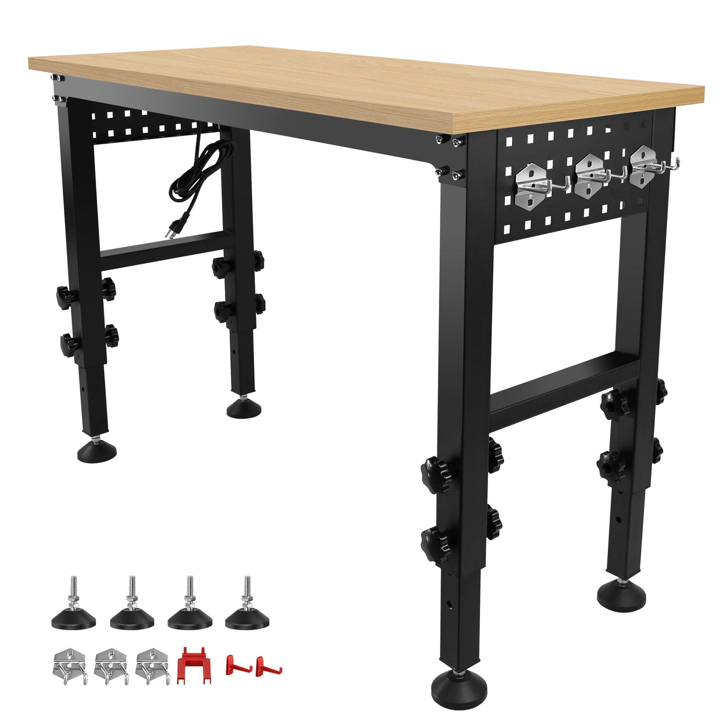 Metal Wooden Workbench