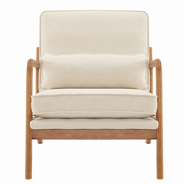 Viva Modern Living Collection: Oslo Oak Lounge Chair