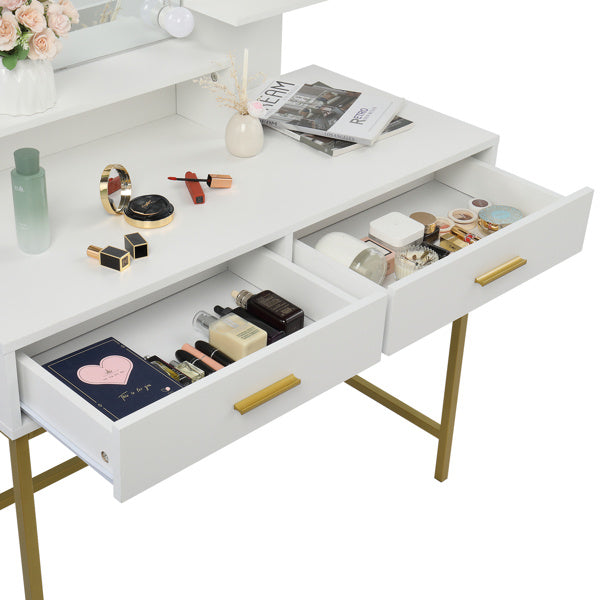 Viva Elite 2-Drawer Dressing Table Set Collection - The Future of Modern Minimalism