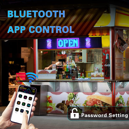 Programmable LED Signage for Advertising and Branding – Smart Customizable Display Panel