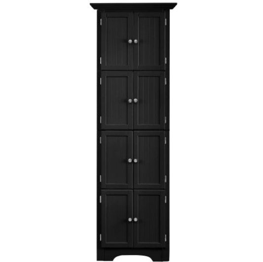 Viva Atelier Summit High Storage Cabinet with Doors and 4 Shelves