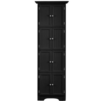Viva Atelier Summit High Storage Cabinet with Doors and 4 Shelves