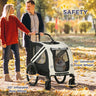 Viva Luxe Alba White Pet Trailer & Stroller