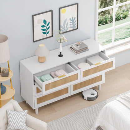 Viva Odette 6-Drawer Rattan Storage Cabinet